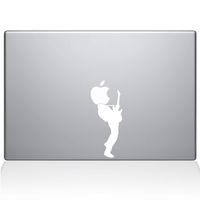The Decal Guru Guitar Hero MacBook Decal Vinyl Sticker - 13" MacBook Air - White (1075-MAC-13A-W)
