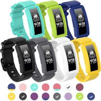 GVFM Compatible with Fitbit Ace 2 Bands for Kids 6+, Soft Silicone Bracelet Accessories Sport Strap Boys Girls Wristbands Compatible for Fitbit Ace 2 (7-1)