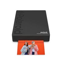 Polaroid Mint Pocket Printer W/ Zink Zero Ink Technology & Built-In Bluetooth for Android & iOS Devices - Black