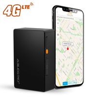 ABLEGRID GPS Tracker for Vehicles, 10000mAh 45 Days 4G LTE Real-time GPS Tracking Device for Vehicles and Persons Portable Hidden Magnetic Mini GPS Locator Tracker for Cars - with Global SIM Card