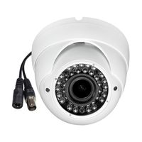 SINIS HD 1080P Motorized CCTV Camera, Hybrid 4 in 1 960H/ TVI/CVI/AHD, 2.8-12mm Varifocus Motor Zoom, IP66 Waterproof Day/Night Vision IR Cut Security Dome-Default TVI