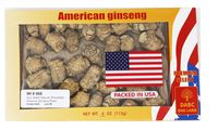 DABC OAK LAND 4OZ Hand-Selected American Wisconsin Farmed Ginseng Root | Pearl 美国威斯康辛州西洋参 花旗参 礼盒装 |Cultivated American Wisconsin Ginseng 068# Box (4OZ=113g/Box)