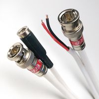 20ft Made to Order White Bare Copper CCTV TVI CVI AHD HD-SDI Security Camera RG-59 Coaxial Siamese Cable 20AWG BNC Connector 95% Braid ETL cm Rated Assembled in USA by PHAT Satellite INT