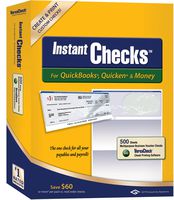 Instant Checks for QuickBooks, Quicken & Money: Form #1000 Business Voucher - Green Prestige 500pk