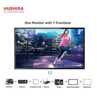 HUSHIDA 55inch Interactive Digital Signage 1080p 10-Point Multi Infrared Touch Screen Commercial Full HD Display Monitor