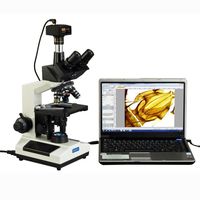 OMAX 40X-2000X Compound Trinocular Replaceable LED Microscope with 14MP USB Camera