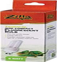 Zilla 13989 Mini Compact 6W Tropical Fluorescent Bulb