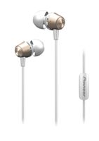 Pioneer in-Ear Deep Bass Headphones, Gold, SE-QL2T(G)
