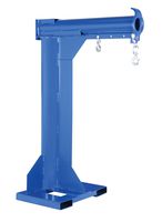 Vestil LM-HRNT-4-24 Steel Non-Telescoping High Rise Boom, 4000 lb Capacity, 24" Fork Pocket Center, Overall LxWxH (in.) 32 x 50.375 x 78.5625, Overall Extended Length (in.) 50-3/8, Blue