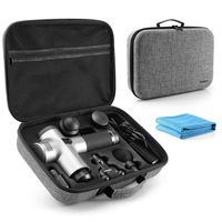 Tombert Carrying Case for Hyperice Hypervolt, 2019 5 Attachment Slots, Portable Storage Box, Hard Shell Case for Hyperice Hypervolt Portable Massage Gun