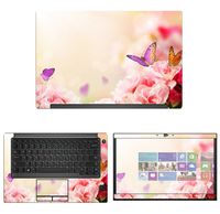 decalrus - Protective Decal Flower Skin Sticker for Dell Latitude 7490 (14" Screen) case Cover wrap DElatitude7490-225