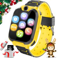 YENISEY Kids Smart Watch for Boys Girls - HD Touch Screen Sports Smartwatch Phone with Call Camera Games Recorder Alarm Music Player Gifts for Kids 4-7