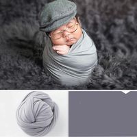 Newborn Wrap Baby Photo Props, Iuhan Newborn Baby Boy Girl Wrap Photography Prop Baby Photo Prop (Gray)