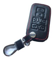 Rpkey Leather Keyless Entry Remote Control Key Fob Cover Case protector For 6 button 2011 2012 2013 2014 2015 2016 2017 Toyota Sienna HYQ14ADR 89904-08010