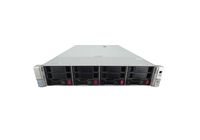 HP ProLiant DL380 G9 Gen9 4 Bay LFF 2U Rackmount Server, 1x Xeon E5-2630 V3 2.4GHz 8 Core, 64GB DDR4 RAM, B140i, 4X Trays, 10GB/40GB Network, 2X 500W PSUs, Rails (Certified Refurbished)