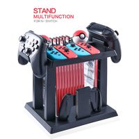 Storage Stand for Nintendo Switch, Storage Stand Controller Holder for Nintendo Switch Accessories and 2 Poke Ball Plus Controllers
