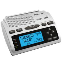 Midland - WR300, Deluxe NOAA Emergency Weather Alert Radio - S.A.M.E. Localized Programming, 60+ Emergency Alerts, & Alarm Clock w/ AM/FM Radio