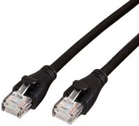 AmazonBasics RJ45 Cat-6 Ethernet Patch Internet Cable - 3 Feet (0.9 Meters), 10-Pack (Renewed)