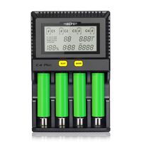 AA Battery Charger, MiBOXER Smart Universal Intelligent Battery Charger for Ni-MH Ni-Cd A AAA Li-Ion Lifepo4 IMR 10440 14500 16340 18650 RCR123 26650 Rechargeable Batteries