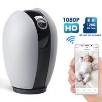 Ssnwrn Baby Monitor 1080P WiFi IP Camera with Infrared Night Vision, Home Security Surveillance Camera for Baby/Elder/ Pet/Nanny Monitor, Pan/Tilt, Two-Way Audio[Upgraded Version]