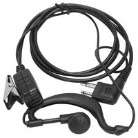 Semoic Security 2-Pin G Shape Earpiece Headset Mic Compatible for Radio Walkie Taikie cls1110 sv10 xtn446 MU11