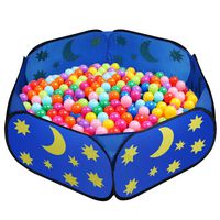 Eggsnow Spacious Kids Ball Pit,Portable Toddlers Play Pit for Preschooler Indoor and Outdoor Playing - Balls Not Included
