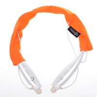 Cosmos Soft Cotton Headset Cover/Protector/Sleeve for Lg Tone + Hbs-730 Stereo Wireless Bluetooth Headphone (Orange)