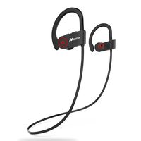 Wireless Sports Bluetooth Headphones Ear-Hook Earbuds IPX7 Waterproof Earphones Stereo with Mic Bass Noise Cancelling Bluetooth V4.1 for iPhone Android Smartphones