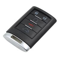 Heart Horse 5 Buttons Remote Key Case for Cadillac ATS SRX DTS CTS STS XTS Corvette