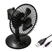 Mini Desk FAN, GS 8-Inch Oscillating Battery Operated Fan,3 Cooling Speeds, USB Or Battery Powered Personal Office Fan for Home Office, Strong Wind but Quiet, Small Mini Personal Adjustable Head Desk