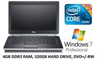 Dell Latitude E5430 14.1-Inch Business Laptop PC, Intel Core i5 Processor, 4GB DDR3 RAM, 320GB Hard Drive, DVD+/-RW, Windows 7 Professional (Renewed)