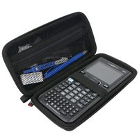 Khanka Hard case for Texas Instruments TI-Nspire CX CAS Graphing Calculator Mesh Pocket for Other Accessories