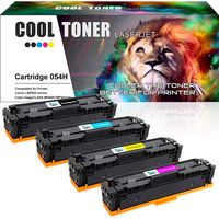 Cool Toner Compatible Toner Cartridge Replacement for Canon 054H 054 Cartridge CRG-054H Cartridge for Canon Color ImageClass MF642Cdw MF644Cdw MF640C LBP622Cdw LBP620 Printer (K/C/Y/M, 4 Packs)