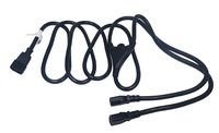 6 Ft PDU Whip Splitter Device Power Cord C14 to C13 x2 | 14 AWG | 1875/3750 Watt | 15 Amp | 120/240 Volt - Data, Mining, Power Supplies, Computers, Servers - 3 prong, 14 gauge, w/ground, 110-250V
