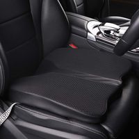 LARROUS Car Memory Foam Heightening Seat Cushion,Tailbone (Coccyx) and Back Pain Rrelief Cushion,for Office Chair,Wheelchair and More.