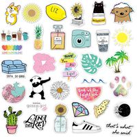 ANERZA VSCO Stickers for Hydro Flask, Vinyl Waterproof Water Bottle Stickers for Hydroflasks, Laptop, Phone, Cute Trendy Aesthetic Stickers for Teens, VSCO Girl Stuff (54 pcs)