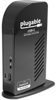 Plugable USB-C Triple Display Docking Station with Charging Support\Power Delivery for Specific Windows USB Type-C and Thunderbolt 3 Systems (2x HDMI and 1x DVI Outputs, 5x USB Ports, 60W USB PD)