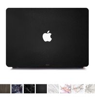 Koru Premium Black Leather Vinyl Decal Skin Sticker Case Cover for MacBook Pro 13 inch Retina Without CD Drive (Models A1425 and A1502)