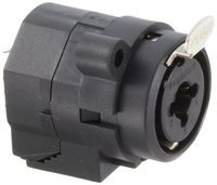 Amphenol Audio ACJC6V BULK XLR 3 Pole Female Receptacle with 1/4" mono Jack without Switching Contact