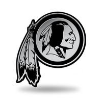 Rico Industries NFL Washington Redskins Chrome Finished Auto Emblem 3D Sticker