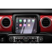 CDEFG for 2018 2019 2020 Wrangler JL/ 2020 Gladiator JT Center Control Touchscreen Navigation Touch Screen Protector, HD Clear Tempered Glass 9H Scratch Resistance (8.4IN Anti Blue-Ray)