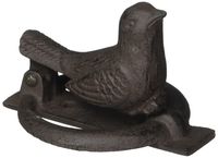 Esschert Design LH235 Series Bird Door Knocker, Antique Brown