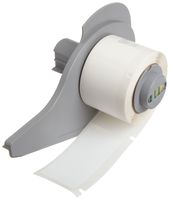 Brady M71-20-483 BradyBondz 2" Width x 1" Height White Color B-483 Ultra Aggressive Polyester Labels With Gloss Finish For BMP71 Label Printer (100 Per Roll)