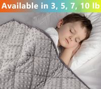 MAXTID Weighted Blanket for Kids 5lbs 36x48 Toddler Heavy Blanket Innovative One Piece Design for Boys and Girls