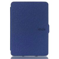 2in1 for All-New Amazon Kindle Paperwhite 1 2 3 Smart Cover (Fits 2012, 2013, 2015 and 2016 Versions) Ultra Thin Slim Folio Sleep/Wake Up Leather Case +1x Clear Screen Protector (Dark Blue)