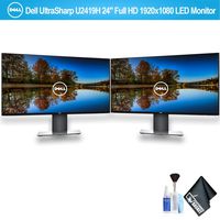 Dell UltraSharp U2419H 24 Inch Full HD 1920x1080 LED Monitor Set with Deluxe Cleaning Set