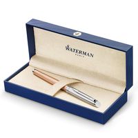 Waterman Hemisphere Deluxe Fountain Pen Medium Nib with Blue Ink Cartridge (2043232)