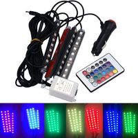 Ecosin Fashion LED for Car Charge Interior RGB Light Accessories Foot Car Decorative