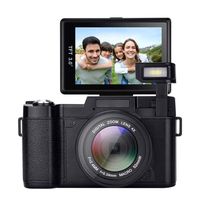 Digital Camera,Vlogging Camera 24MP YouTube Camera with 3.0 Inch 180 Degree Flip Screen Digital Zoom Camera with LED Fill Light
