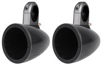 Pair of Kicker KMTES Marine Wakeboard Tower Enclosure for 6.5" Speakers with Mounting Hardware and Polyfill